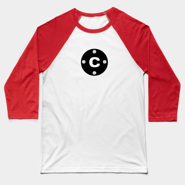 Letter C Baseball T-Shirt by Menu.D